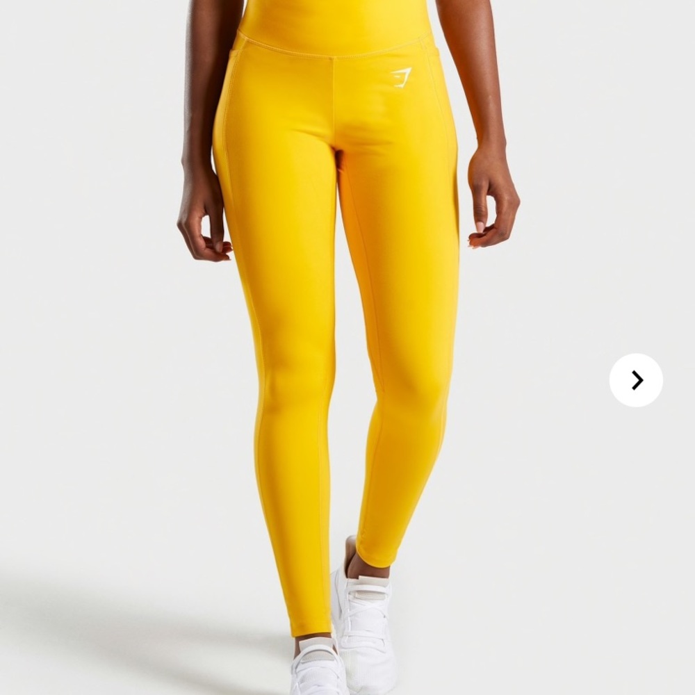 DREAMY YELLOW GYMSHARK LEGGINGS